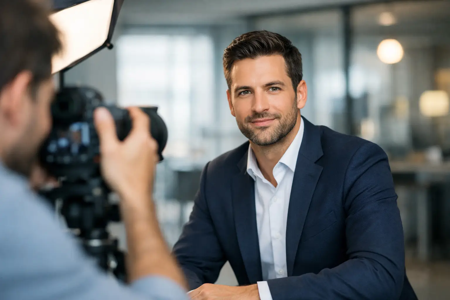 Fotógrafo para LinkedIn que proyecta confianza
