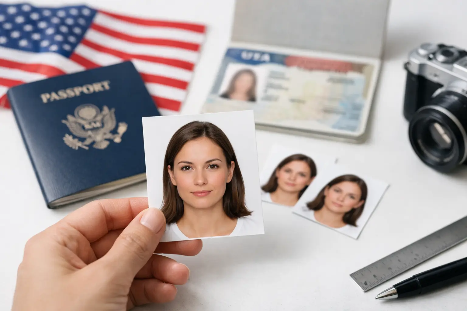 Qué tamaño lleva foto visa para Estados Unidos
